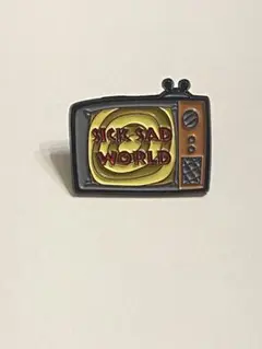 ♪P27★新品未使用★SICK SAD WORLD テレビ型ピンバッジ★