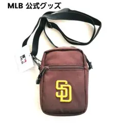 タグ付き サンディエゴパドレス ブラウン ショルダーバッグ ロゴ