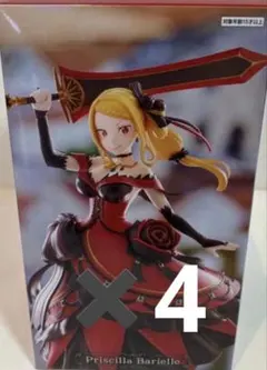 【GiGO限定】 リゼロ プリシラ フィギュア　4個セット