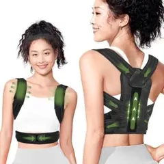 姿勢サポーター 猫背 ベルト 巻き肩 肩甲骨 サポーター 美しい姿勢 Lサイズ