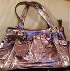Samantha Vega メタリックピンク ハンドバッグ★値下げ交渉可
