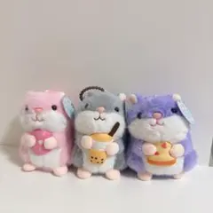 新品【はむにぎり】ハムスターぬいぐるみ3匹セット - メルカリ