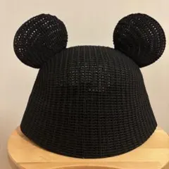 ディズニー ミッキー ファンキャップ 黒 バケットハット ハット - メルカリ
