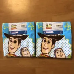 Disney トイ・ストーリー ウォッシュタオル 4枚組 綿100% 新品タグ付