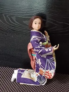 市松人形 紫色の着物 2025年最新】市松人形着物の人気アイテム - メルカリ