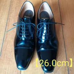 【極美品】REGAL 911R 26.0cm ブラック 内羽根 ストレートチップのサムネイル