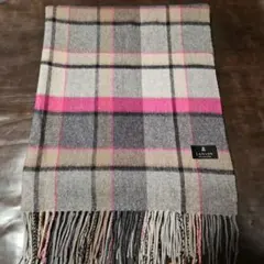 新品 LANVIN ランバン カシミア 大判 ストール イエロー グレー - メルカリ
