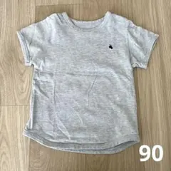 ミナペルホネン　zutto Tシャツ カットソー　グレー　90のサムネイル