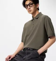 ウォッシャブルニットポロセーター半袖