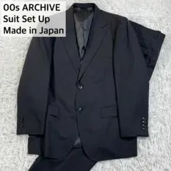 00s Black Suit Set Up Jp Made 100BB5 - メルカリ