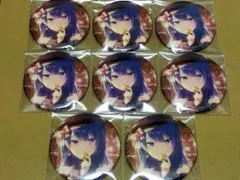 桐谷遥 グリッター 缶バッジ 8個セット