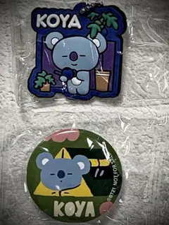 【最低価格】 BT21  くら寿司 ラバーマスコット 缶バッジ KOYA