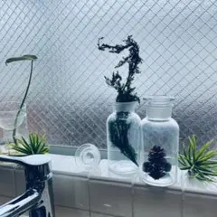 レトロ ガラス瓶 500ml 薬瓶 一輪挿し 花瓶 インテリア