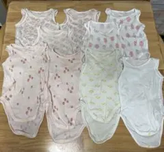 ユニクロ肌着(女の子) 9着まとめ売り