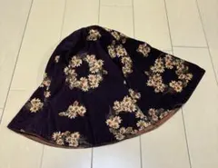 リバーシブル バケットハット 花柄系 / 帽子