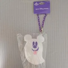 新品 ディズニーハロウィン2025 バッグチャーム シリコンケース おばけ