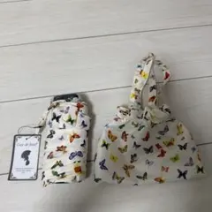 新品　Guy de Jean ギィドゥジャン　蝶柄　折りたたみ傘 晴雨兼用のサムネイル