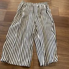 Dazy Kids 白黒ストライプ ワイドパンツ 18-24M