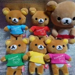 San-X リラックマ ぬいぐるみ マスコット 2012年 カラフルTシャツ