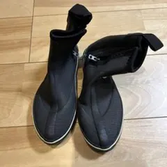 ZARA Vibramソール サイドゴアブーツ ブラック サイズ41 - メルカリ