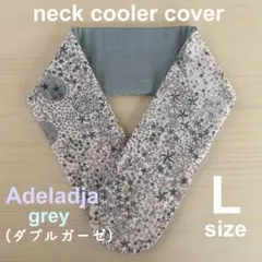 ラッキー☆様　リバティ　ネッククーラーカバー　ミャオウ　ウィロビーミューズ　L ラッキー☆様 リバティ ネッククーラーカバー ミャオウ ウィロビー