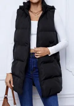 shein tall パファーベストのサムネイル