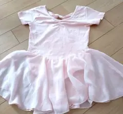 ピンク スカート付きレオタード 子供用　バレエ