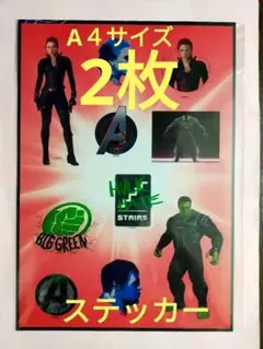 MARVEL インフィニティ・サーガ クリアステッカー／シネマ　マガジン
