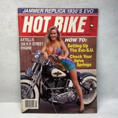 HOT BIKE 1990年3月号 ハーレーダビッドソン 専門誌 希少洋書