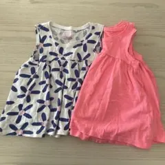 next 花柄と無地のトップス2点セット