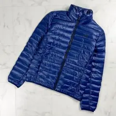 美品 addidas VARILITE ダウンジャケット 青サイズM*CD997