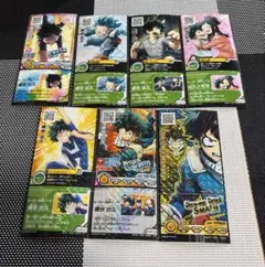 僕のヒーローアカデミア カードダス 緑谷出久 7枚セット