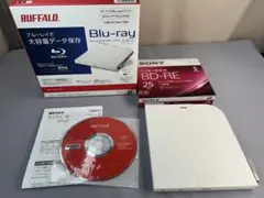 BUFFALO ブルーレイドライブ 外付け 光学式 Blu-ray ポータブル