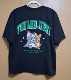 新品 トムとジェリー Lサイズ 半袖Tシャツ ブラックのサムネイル
