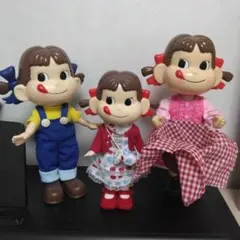 ペコちゃん人形3体セット