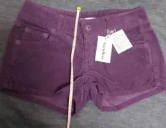 新品 LaylaRose コーデュロイショートパンツSサイズ