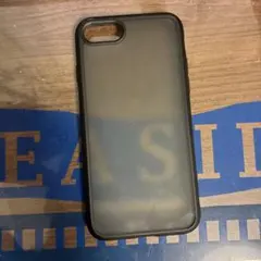 iPhone用ケース ブラック 半透明