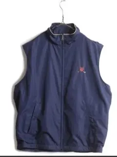 90s ポロ ゴルフ ラルフローレン フルジップ ナイロン ベスト メンズ