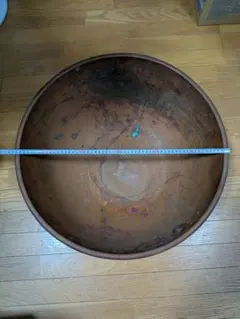 【大57.5cm】 銅鍋 アンティーク 古道具のサムネイル