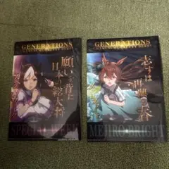 ［匿名発送］ウマ娘　クリアファイル 2枚セット