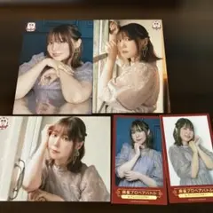 麻雀プロペアバトル/松嶋桃 ブロマイドとチェキ風カードのセット