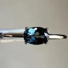 カイヤナイトのオーバルファセットリング0428 - メルカリ