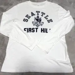 Champion チャンピオン 長袖Tシャツ カレッジロゴ Lサイズ ロンT