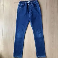 グローバルワーク 130cm 長ズボン ストレッチ素材 デニムパンツ