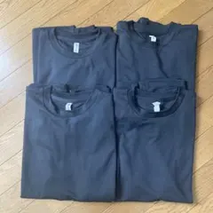 glimmer 300-ACT ドライTシャツ ブラック 4枚セット LLのサムネイル