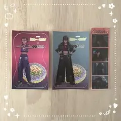 ミルキーサブウェイ 道とん堀 ステッカー プリ風シール アカネ カナタ