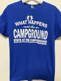 アメリカ古着　GILDAN ブルー　Tシャツ