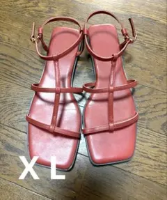 GU ナローストラップフラットサンダル　X Lのサムネイル