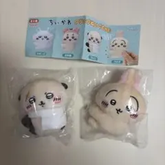 ちいかわ クリップ ぬいぐるみ 2 うさぎ ラッコ カニ ガチャ