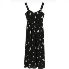 SUGAR SPOON フラワー柄キャミワンピース